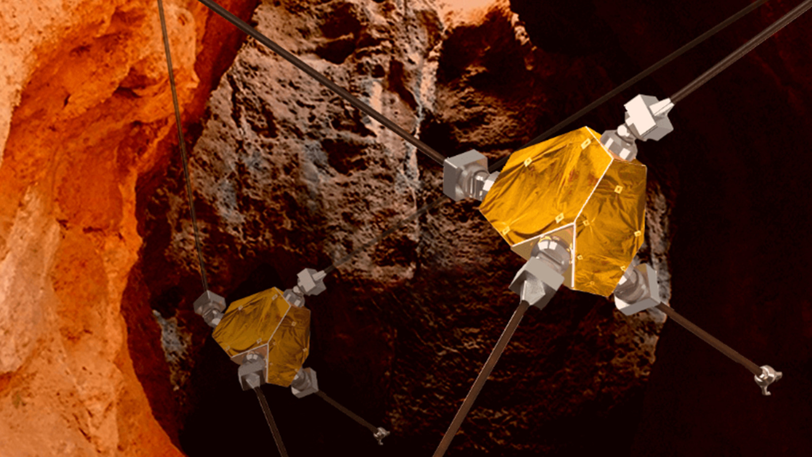 ناسا در حال آموزش این ربات برای جستجو در محیط های غار عظیم مریخ است