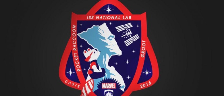 NASA puts Groot and Rocket Raccoon on official space station patch