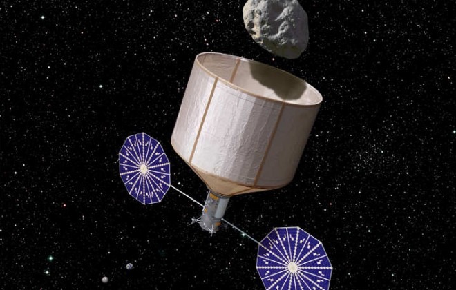 NASA to drag an asteroid around the orbit of the moon