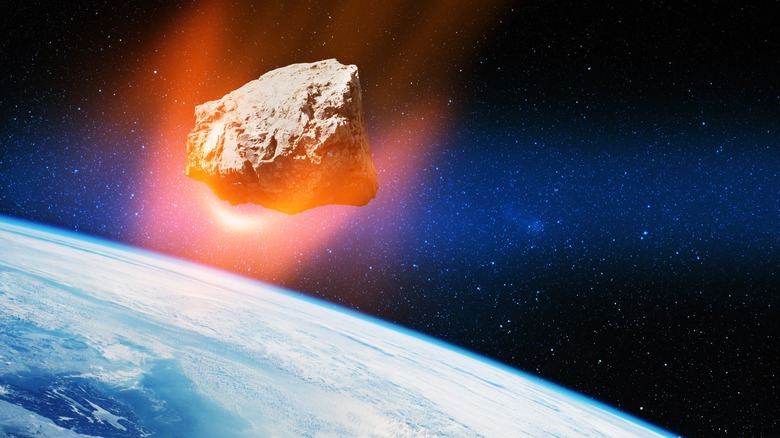 Asteroid collision course with Earth