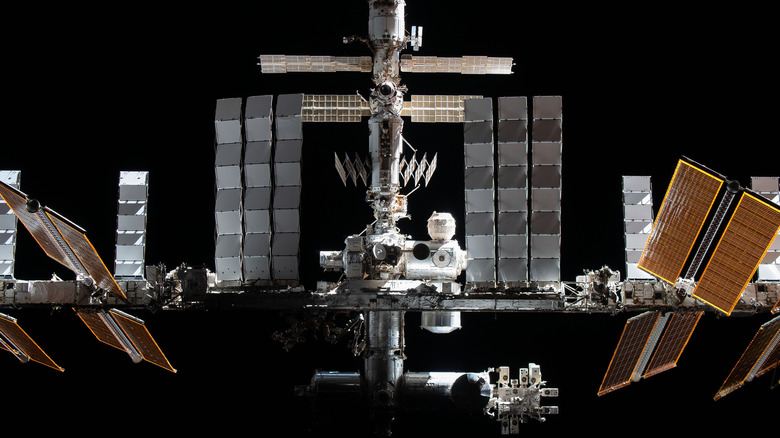The International Space Station as pictured by SpaceX's Dragon spacecraft.