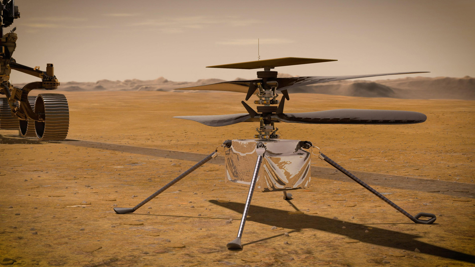 Helicóptero Ingenuity da NASA capturou vídeo de seu voo recorde em Marte