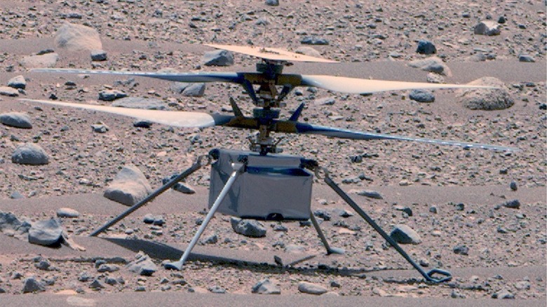 O helicóptero Ingenuity em Marte