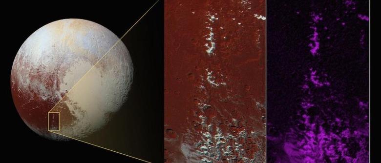 NASA's New Horizons reveals snow-covered mountains on Pluto