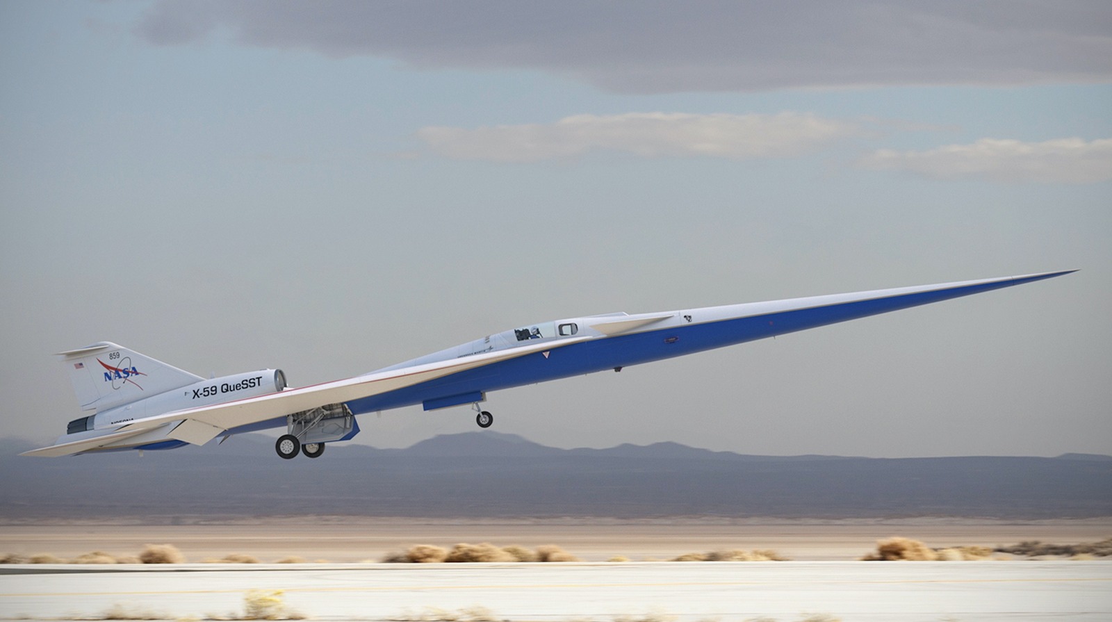 NASA's X59 Supersonic Plane Gets Powerful Engine For Quieter Flight