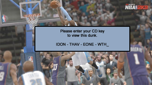 NBA 2K9 Demands Non-Existent CD Key To Install; Steam Offers Fix