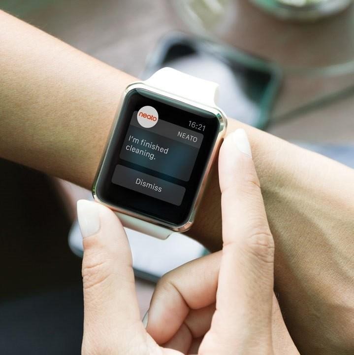 Neato App on Smart Watch