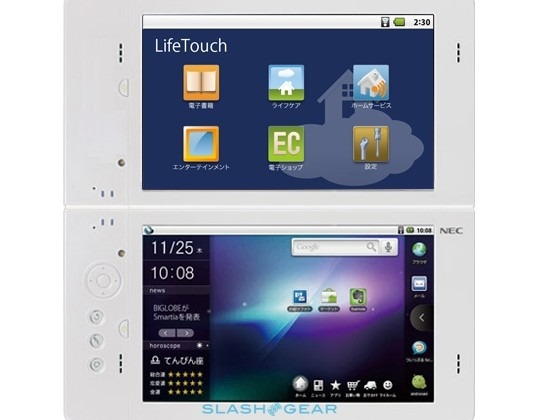 NEC Dual-Screen Cloud Communicator Tablet & New Marketplace To Be