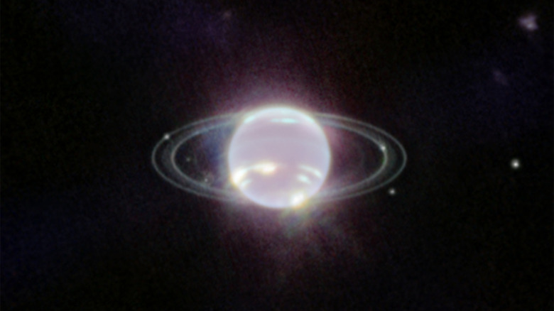 Webb image of Neptune