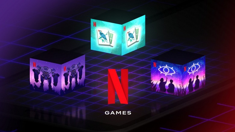 Netflix mobile games concept artwork