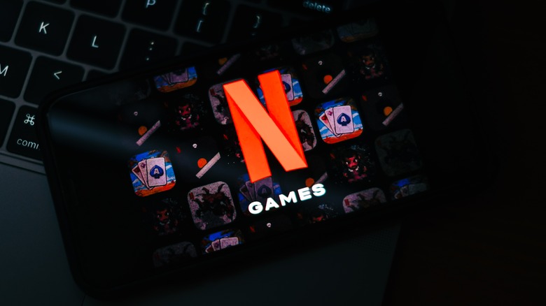 Netflix games on a smartphone