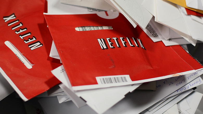 The iconic Netflix DVD envelope