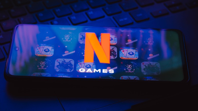 Netflix Games on a phone