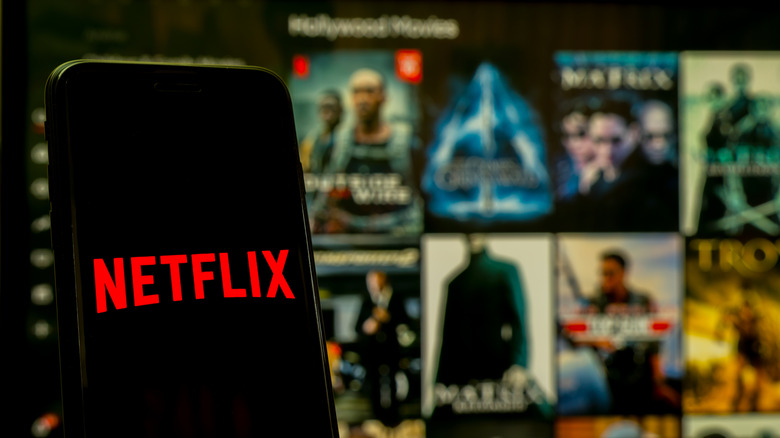 Netflix on smartphone