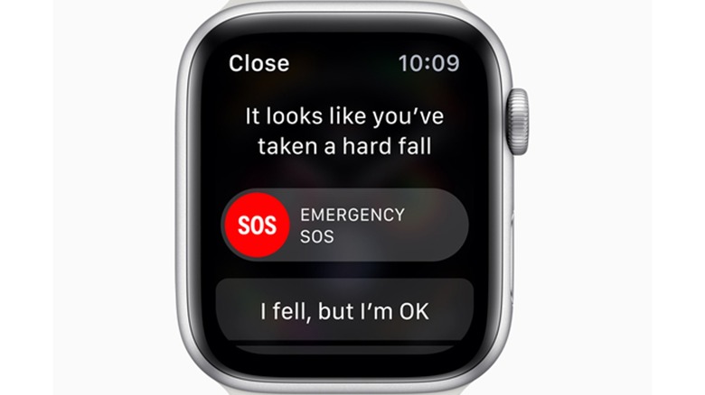 Fall detection on Apple Watch