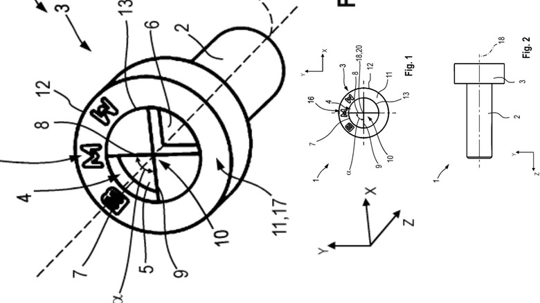 BMW custom screw patent