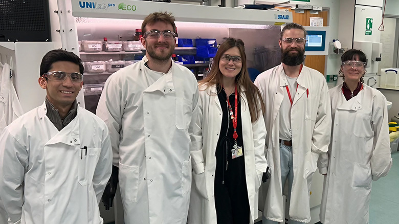 Dr Clare Bakewell and her research group