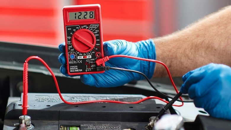 using multimeter on car repair