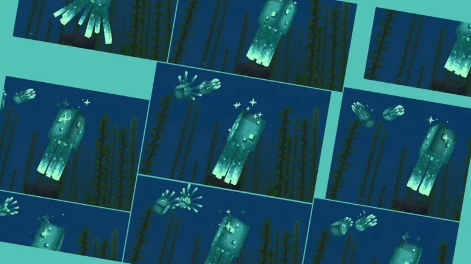 New Minecraft Glow Squids Drop Ink To Light Items In Darkness