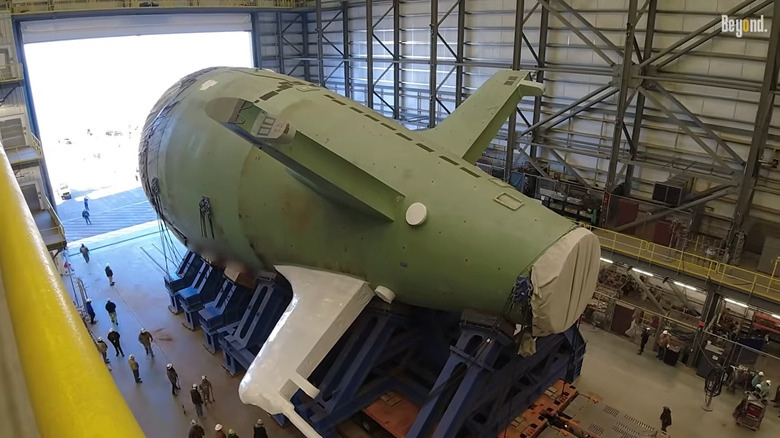 A part of the USS District of Columbia ballistic missile submarine