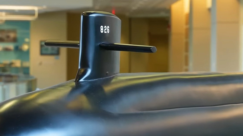 A model of USS District of Columbia ballistic missile submarine