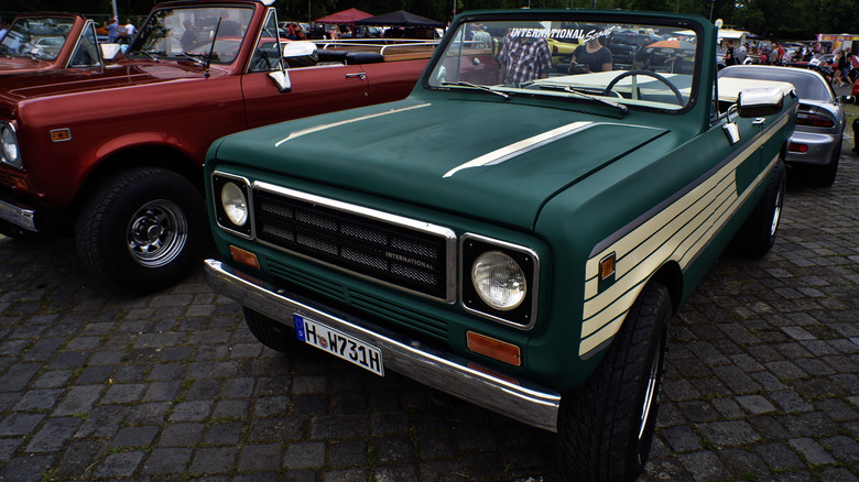 international harvester scout classic pickup car show