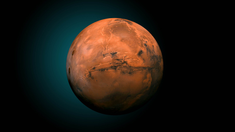 Mars in space