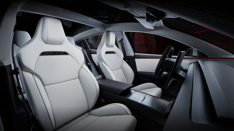 2024 Tesla Model 3 Performance interior seats