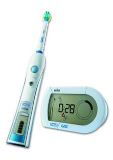 Oral-B Triumph electric toothbrush with SmartGuide brushing indicator