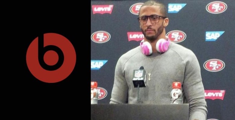 NFL quarterback Kaepernick fined $10k after wearing Beats headphones on camera