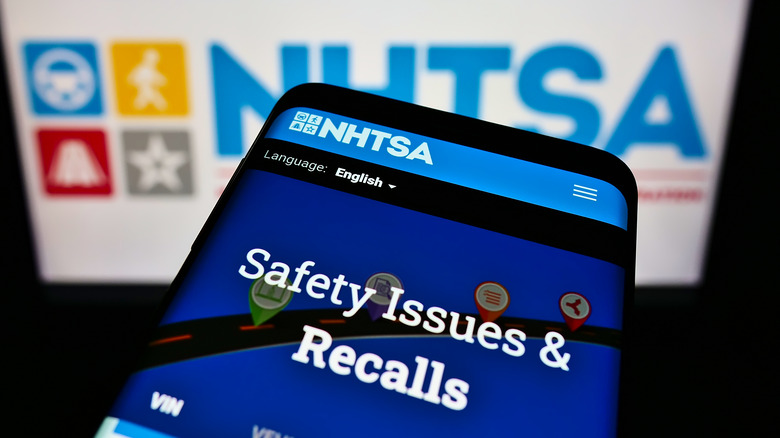 nhtsa recall on phone