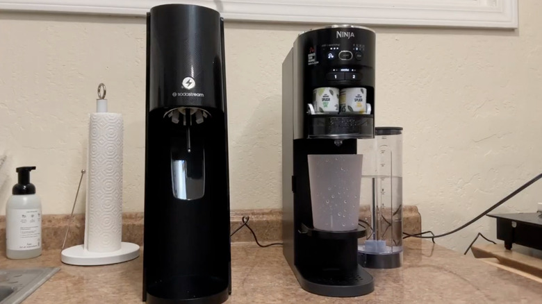 SodaStream and Nina Thirsti side by side