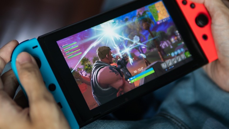 Playing Fortnite on Nintendo Switch