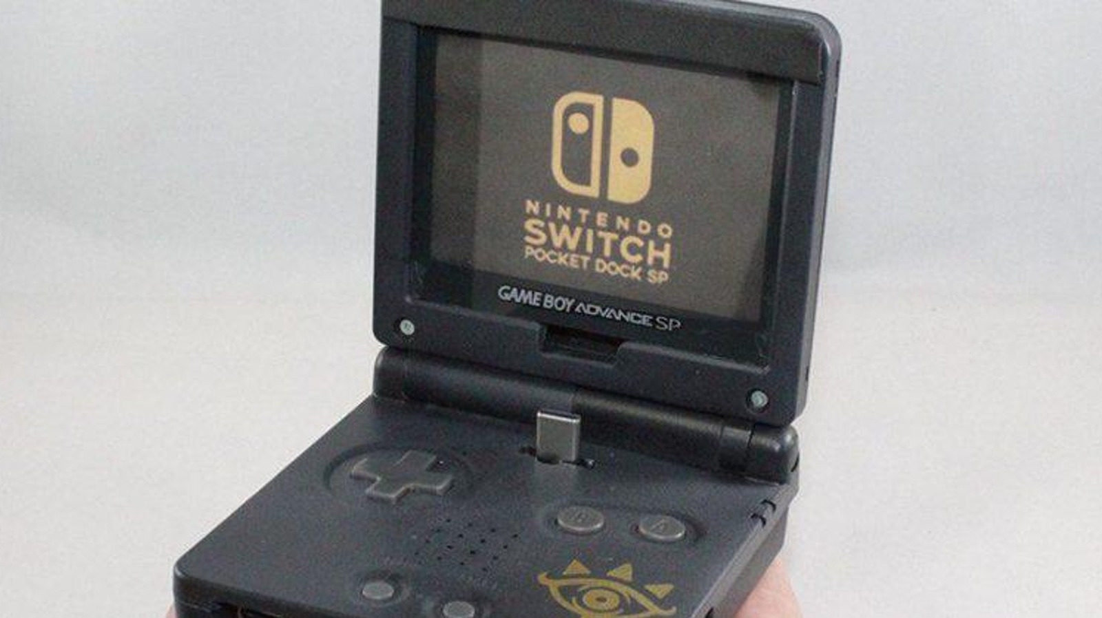 Nintendo Switch Dock Built From Old Game Boy Advance SP