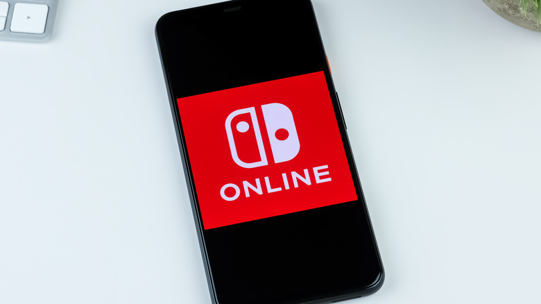 Nintendo Switch Online displayed on iPhone.