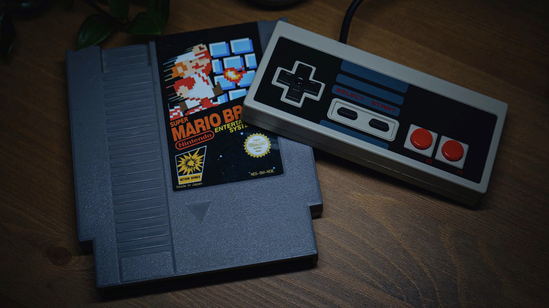 "Super Mario Bros" NES cartridge