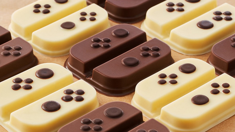 Chocolate Nintendo Switch Joy-Con controllers