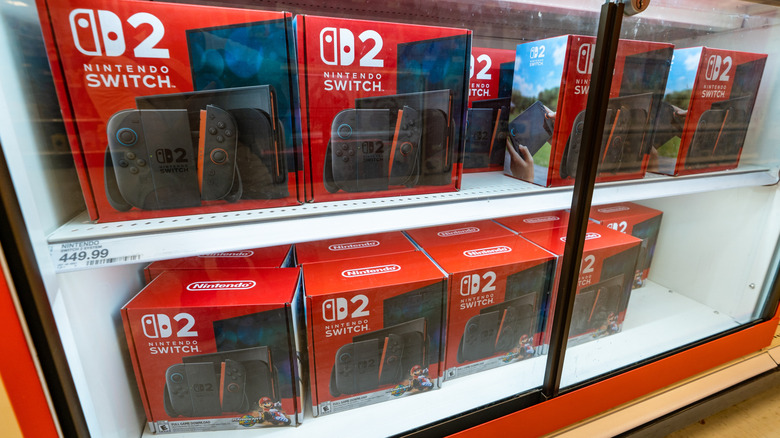 Nintendo Switch 2 on retail shelves
