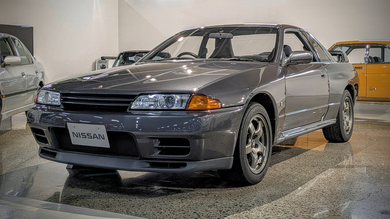 Nissan Skyline GT-R R32 at Nissan Heritage Collection museum.