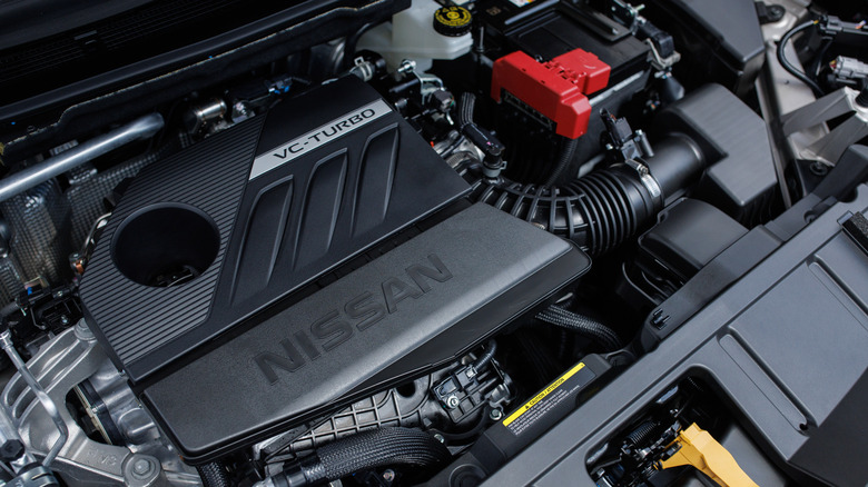 2024 Nissan Rogue engine bay detail