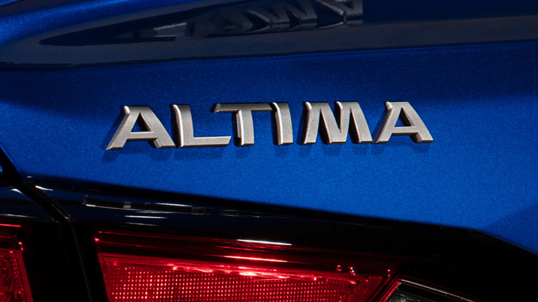 2025 Nissan Altima rear Decal