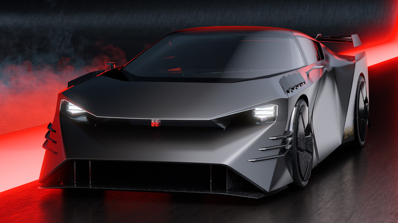 Front 3/4 view of Nissan Hyper Force concept
