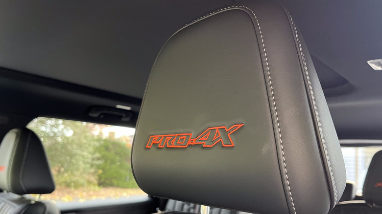 Nissan Armada Pro-4X head rest