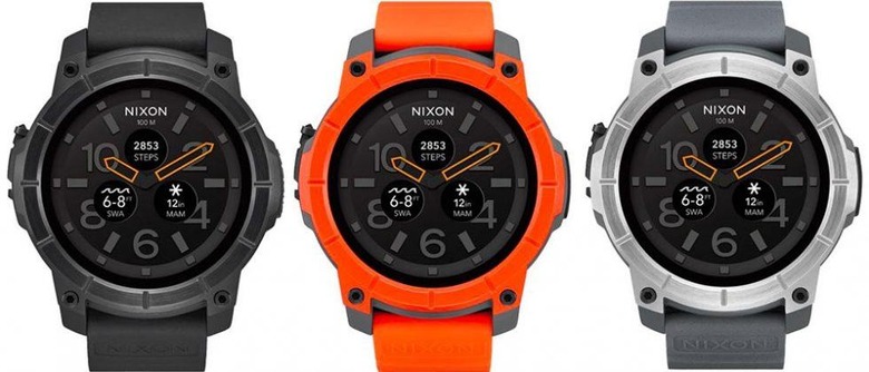 Nixon Mission Android Wear Smartwatch Goes Up For Sale SlashGear