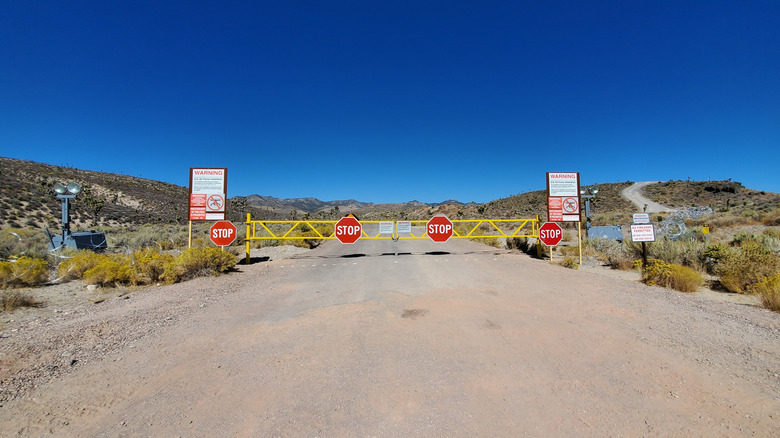 The main gates of Area 51