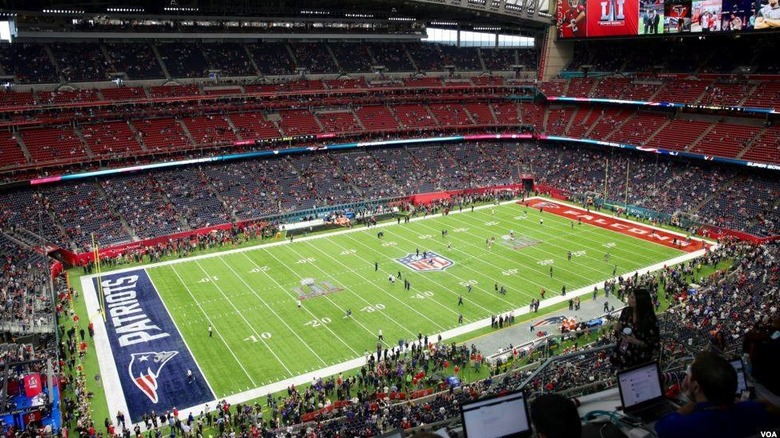 View of the field at Super Bowl LI