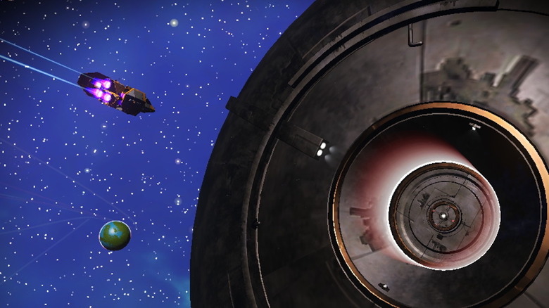Approaching the Anomaly in No Man's Sky (Switch)