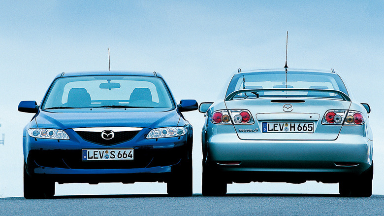 Front and rear of a 2002 Mazda Mazda6