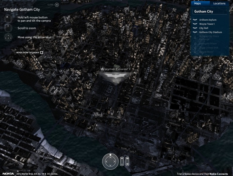 arkham city map