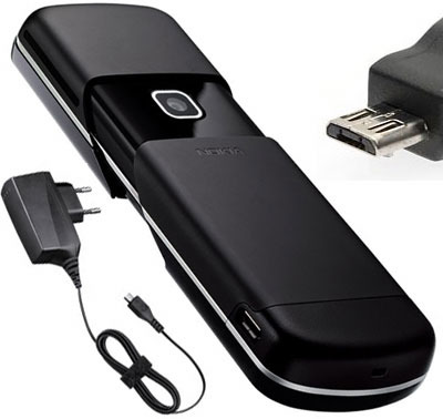 Nokia 8600 with microUSB